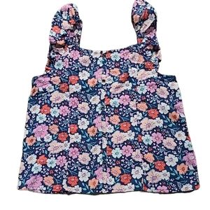 SO BRAND WOMENS JUNIOR PLUS SIZE FLORAL TOP SIZE 16 PLUS